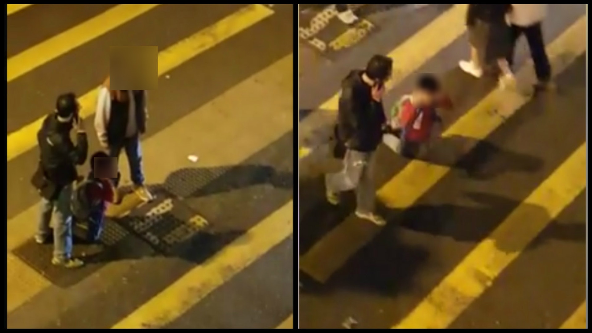 男童被罰當眾跪行過馬路,此等羞辱方式無助孩子了解錯誤。(網上片段截圖) 男童被罰當眾跪行過馬路,此等羞辱方式無助孩子了解錯誤。(網上片段截圖)