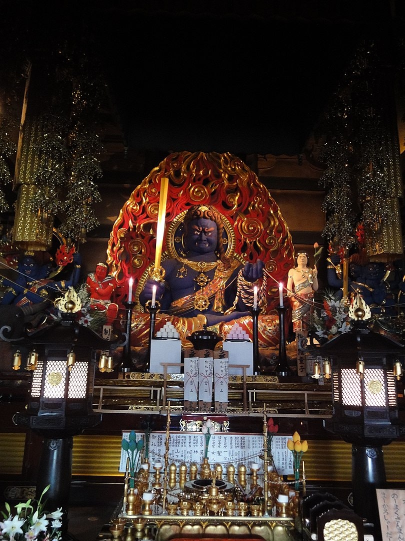 不動明王手執Khanda。（圖片擷取自：Wikipedia）