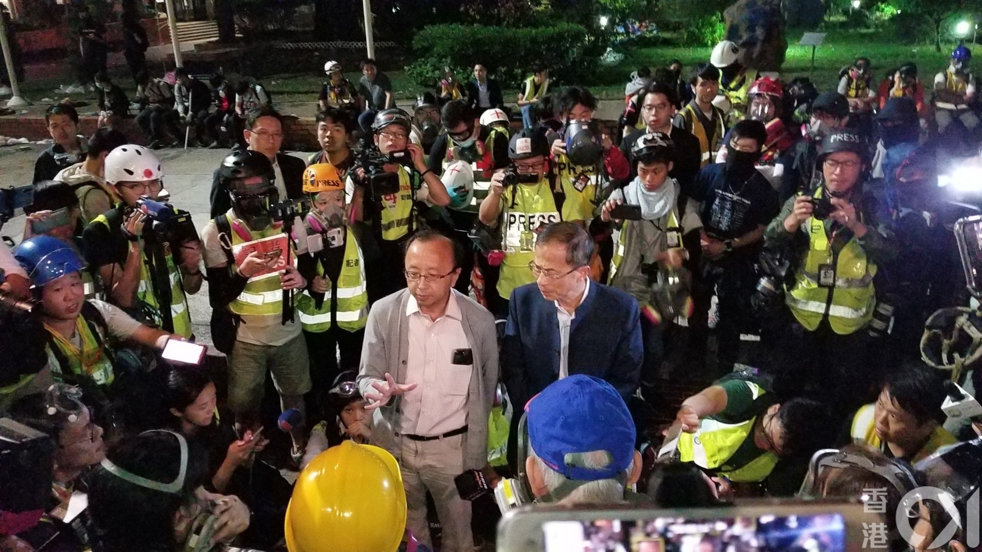 【11.24理大】張達明料勇武示威者已離開　批政府經常錯判形勢