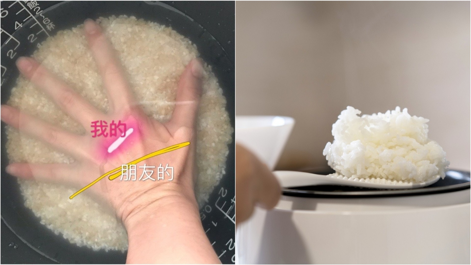 煲飯究竟應該加幾多水 手掌量水法引網民熱論黃金比例其實係 香港01 熱爆話題