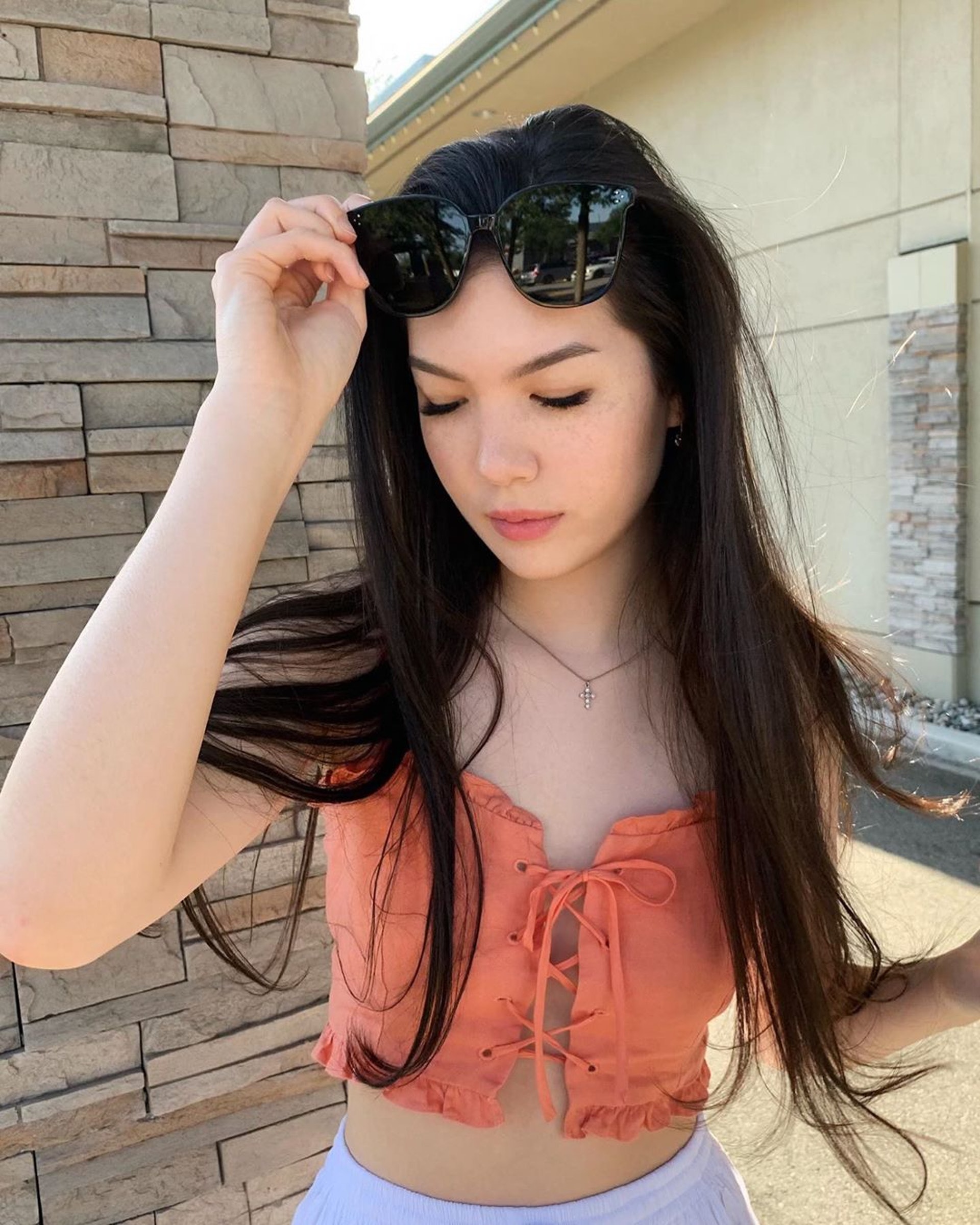 Angelina外表和打扮比較歐美Style。(Instagram@angelinadean) Angelina外表和打扮比較歐美Style。(Instagram@angelinadean)