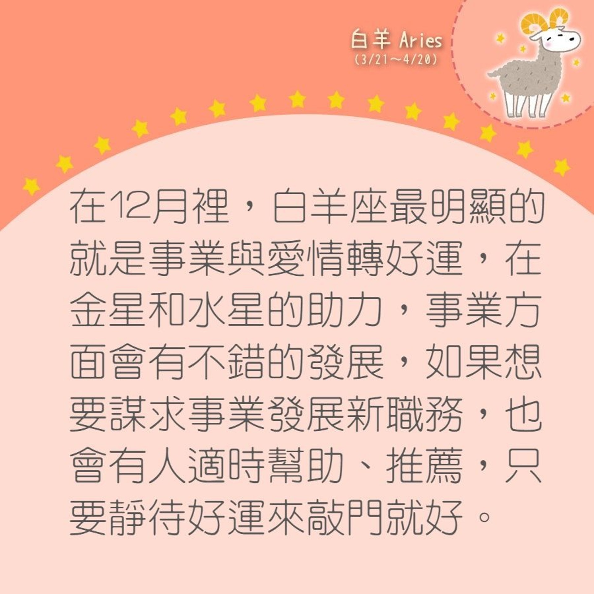 【第四名:白羊座】(01製圖) 【第四名:白羊座】(01製圖)
