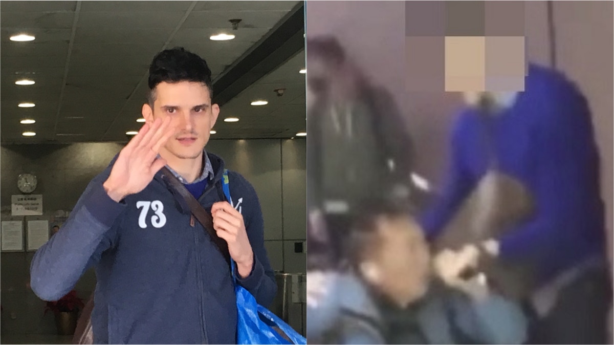 逃犯條例】美籍銀行家涉助跳閘男離開被控襲警及襲擊罪提堂 逃犯條例】美籍銀行家涉助跳閘男離開被控襲警及襲擊罪提堂