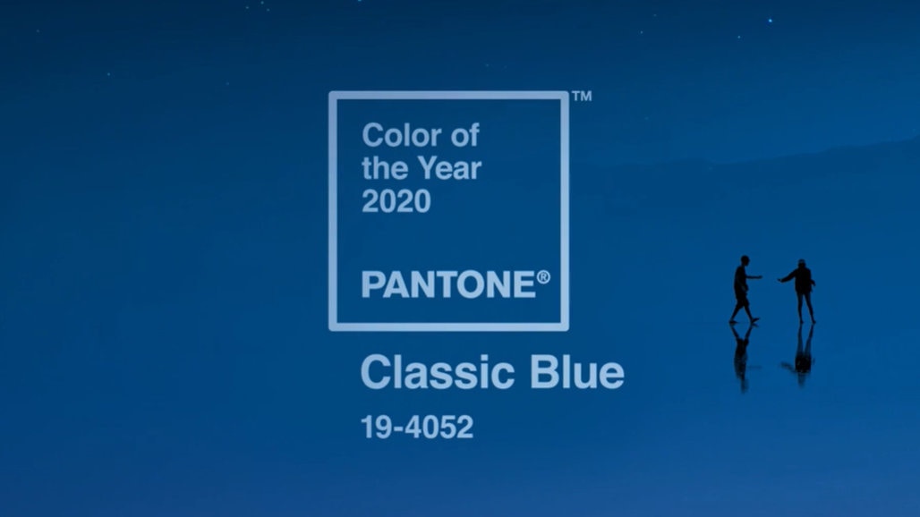 色彩界權威Pantone日前公布2020年的年度顏色將會是「經典藍」Classic Blue。（Pantone）