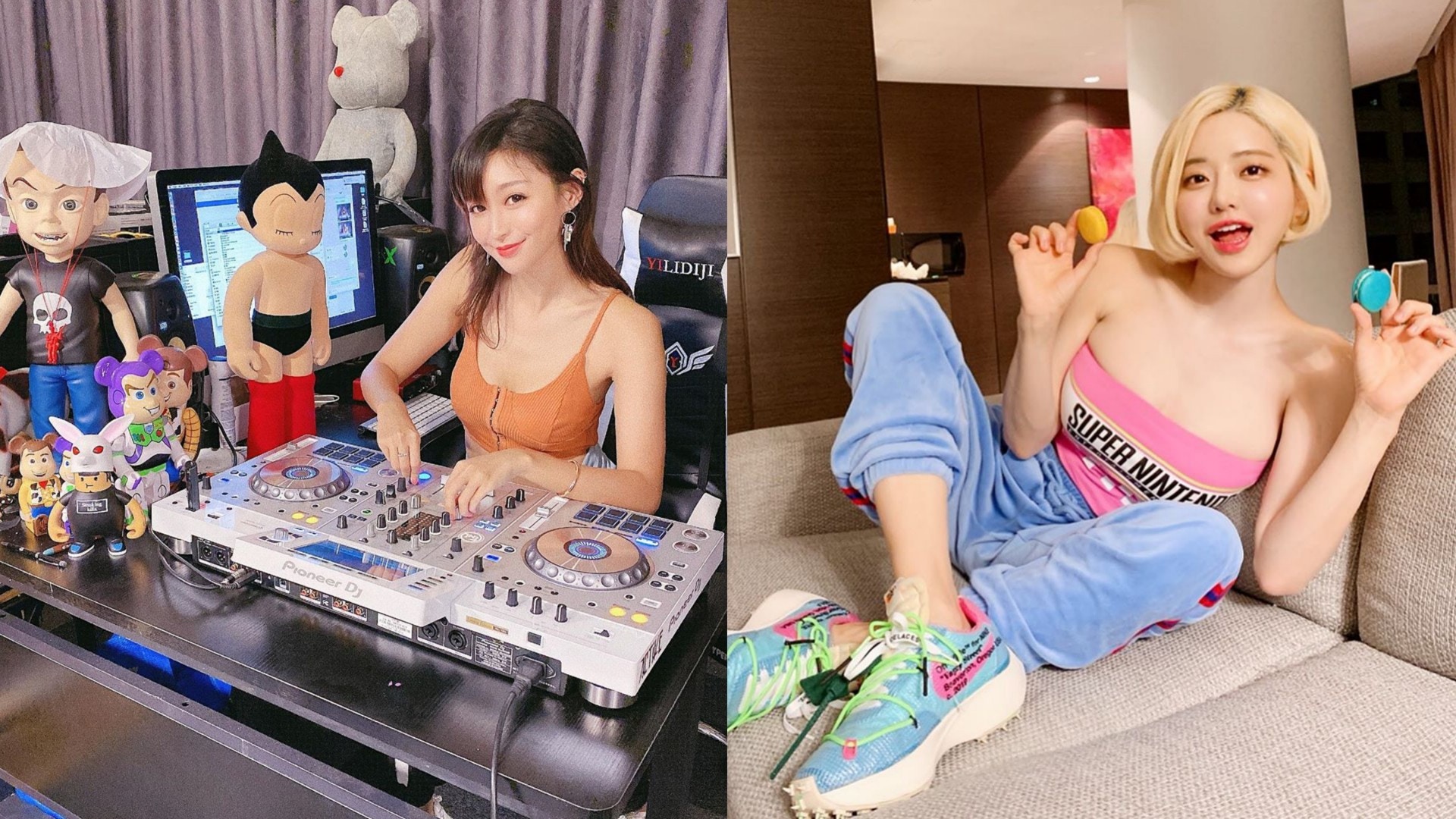 講起靚女DJ，除了香港代表洛兒（Lokyii）之外，相信大家第一時間都會想起韓國的DJ Soda。（Instagram/@lok_lokyii、Instagram/@deejaysoda）