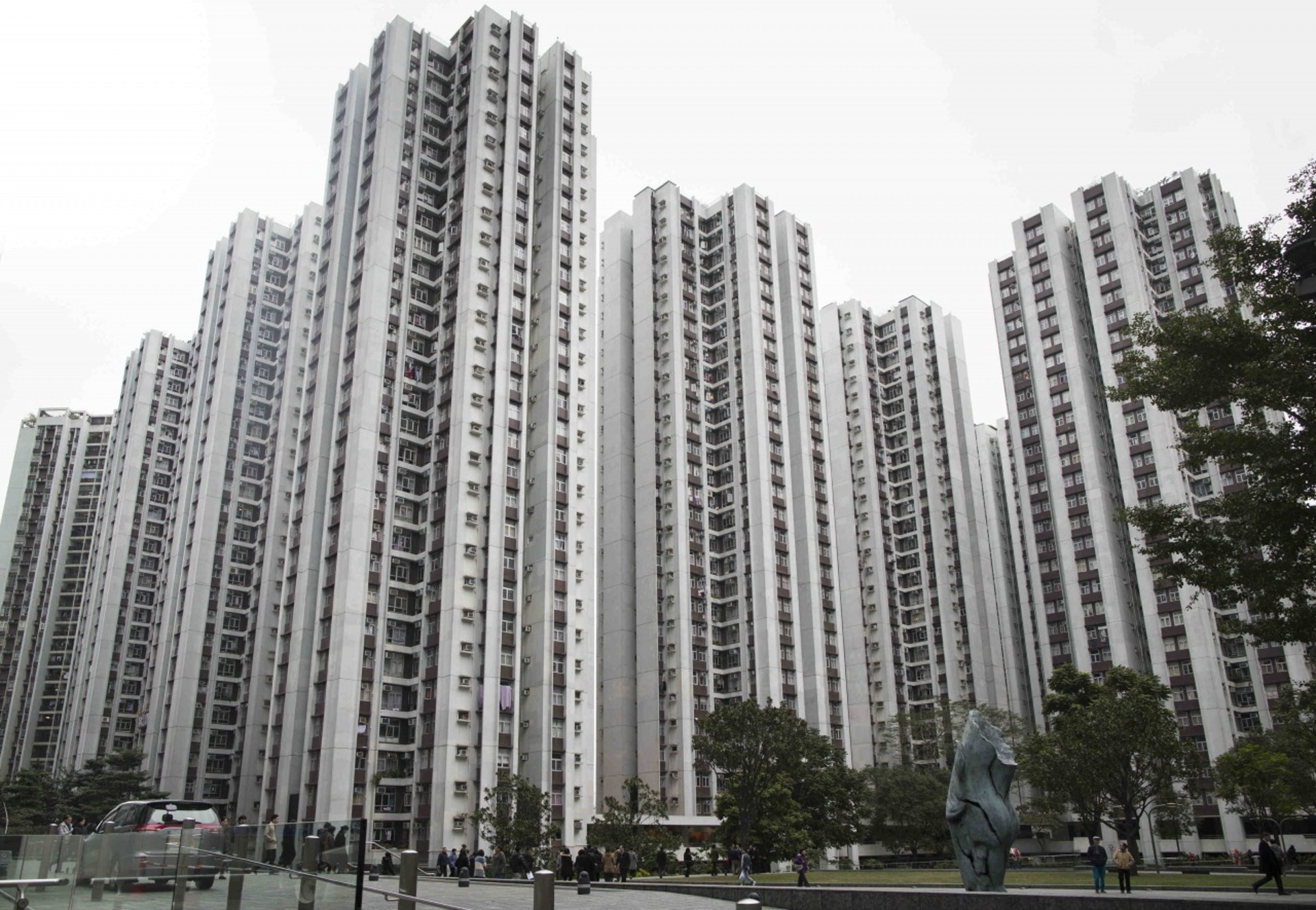 中原城市大型屋苑領先指數,上周8大指數齊升,本周卻是調頭下跌。(羅君豪攝) 中原城市大型屋苑領先指數,上周8大指數齊升,本周卻是調頭下跌。(羅君豪攝)