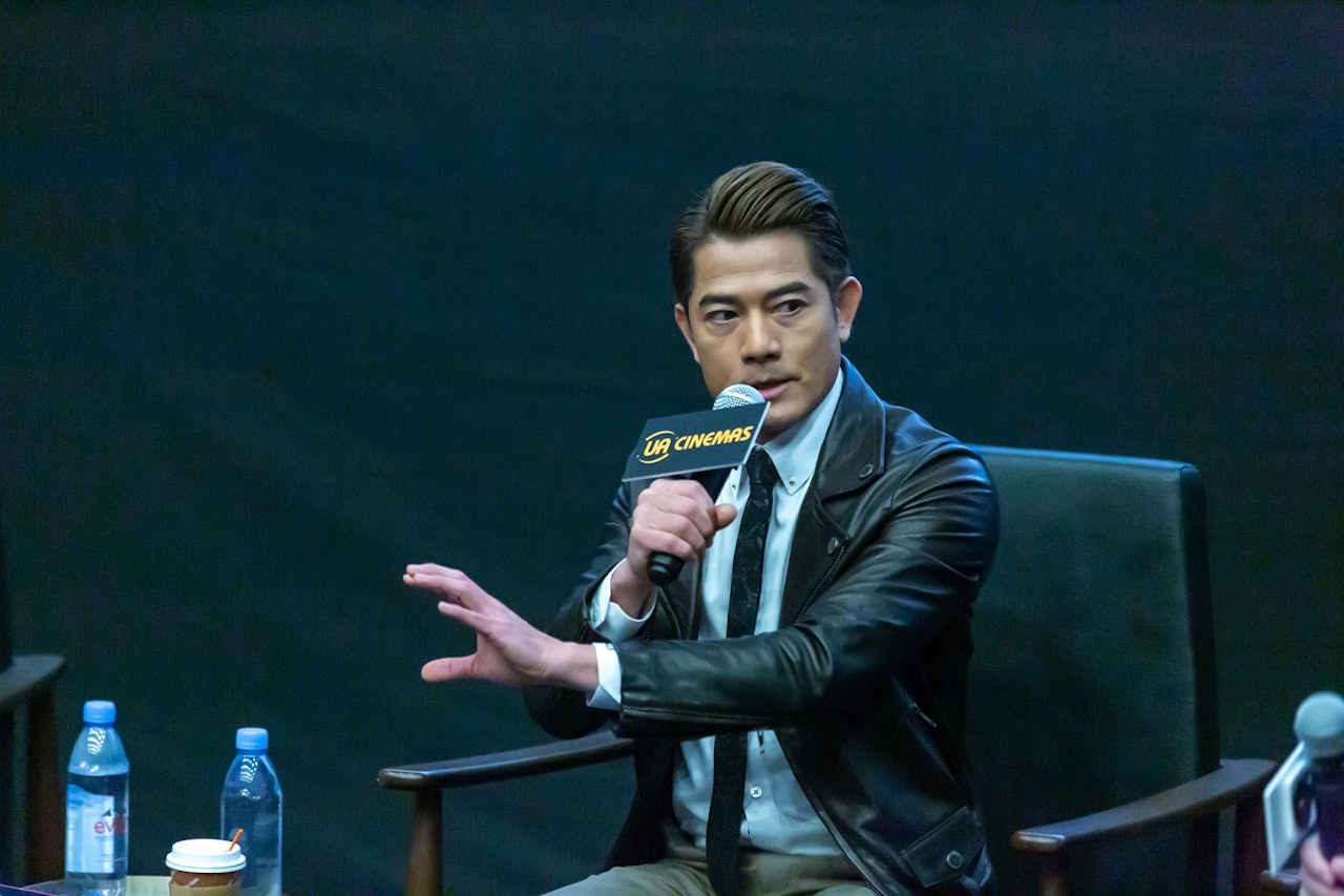 郭富城出席香港電影評論學會舉行的《「不正常」角色的演、練、變》座談會,分享他過往在《三岔口》、 《父子》、《殺人犯》和《踏血尋梅》等作品中,揣摩、投入角色等的心路歷程。 (葉志明 攝) 郭富城出席香港電影評論學會舉行的《「不正常」角色的演、練、變》座談會,分享他過往在《三岔口》、 《父子》、《殺人犯》和《踏血尋梅》等作品中,揣摩、投入角色等的心路歷程。 (葉志明 攝)