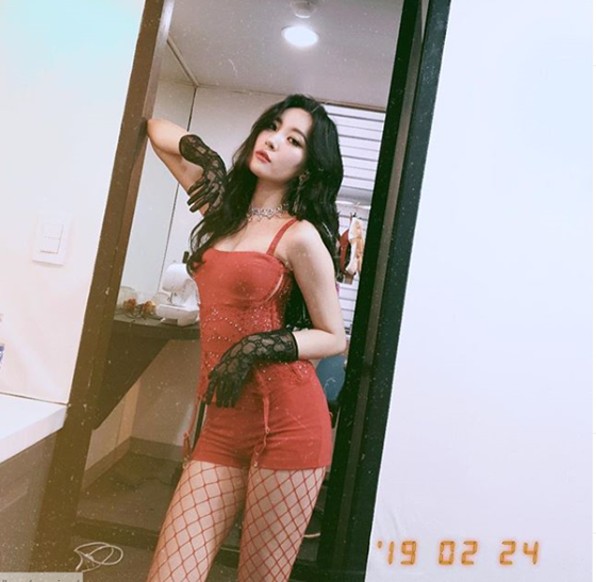 成功增重後,宣美前凸後翹的S Line好身材惹人羨慕。(IG/@miyayeah) 成功增重後,宣美前凸後翹的S Line好身材惹人羨慕。(IG/@miyayeah)