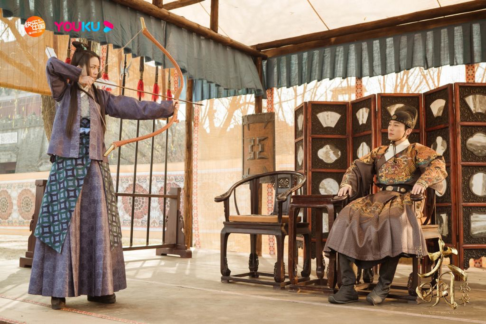 不少觀眾都期待湯唯與朱亞文的愛情線。(微博@大明風華) 不少觀眾都期待湯唯與朱亞文的愛情線。(微博@大明風華)