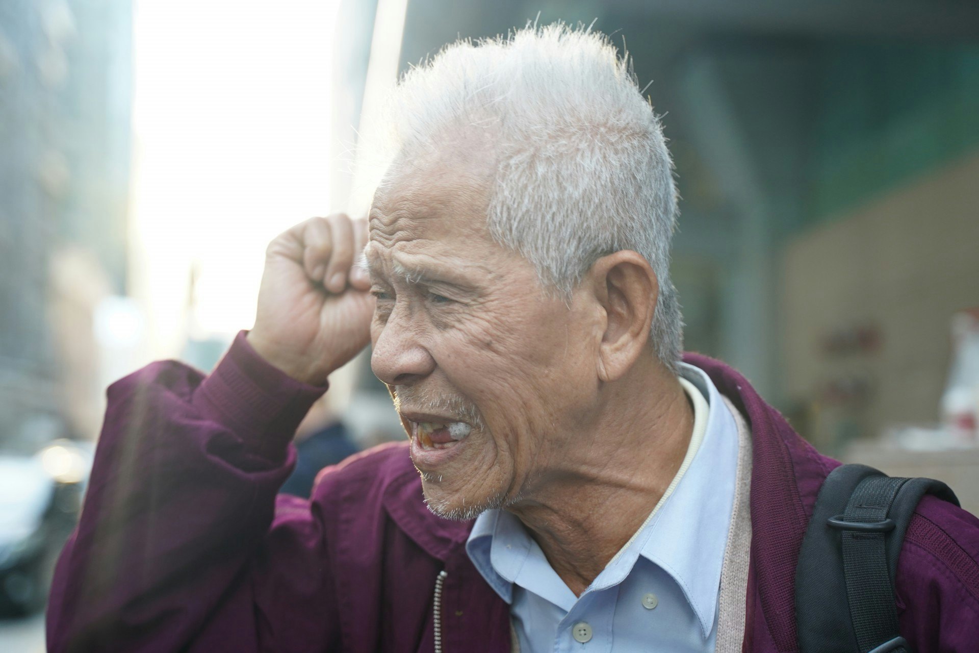 「守護孩子行動」成員陳基裘(陳伯)稱,所有被捕成員已獲保釋。(余睿菁攝) 「守護孩子行動」成員陳基裘(陳伯)稱,所有被捕成員已獲保釋。(余睿菁攝)