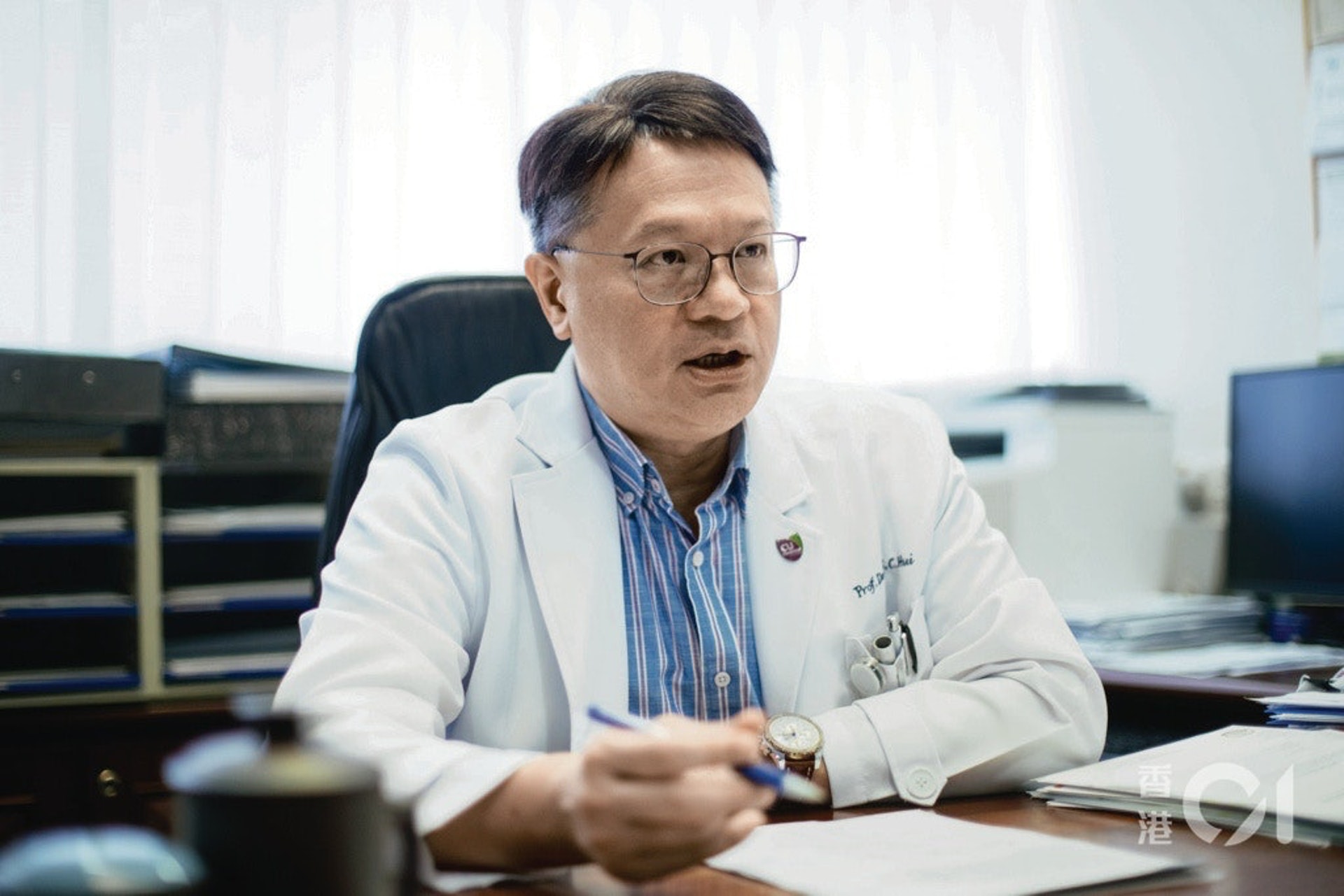 許樹昌稱,涉及武漢肺炎的新病毒屬於冠狀病毒2B分型,其基因排序與沙士病毒的基因有73%相同。(資料圖片/盧翊銘攝) 許樹昌稱,涉及武漢肺炎的新病毒屬於冠狀病毒2B分型,其基因排序與沙士病毒的基因有73%相同。(資料圖片/盧翊銘攝)