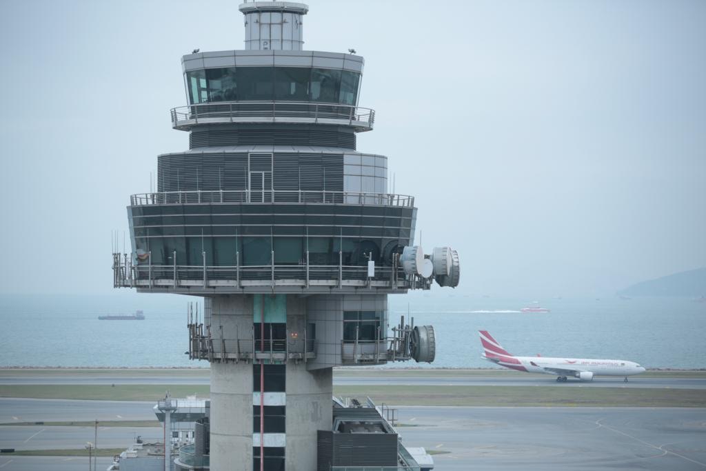 新空管系統中的抵港航機排序系統，今午發生短暫故障，只能顯示部分抵港航班的排序資訊。（資料圖片 / 鍾偉德攝）
