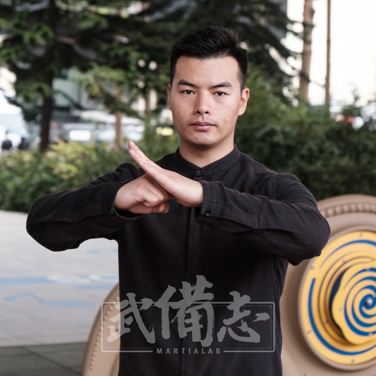 陳相林為陳家溝九虎之「旋風虎」。(賴家俊 攝) 陳相林為陳家溝九虎之「旋風虎」。(賴家俊 攝)