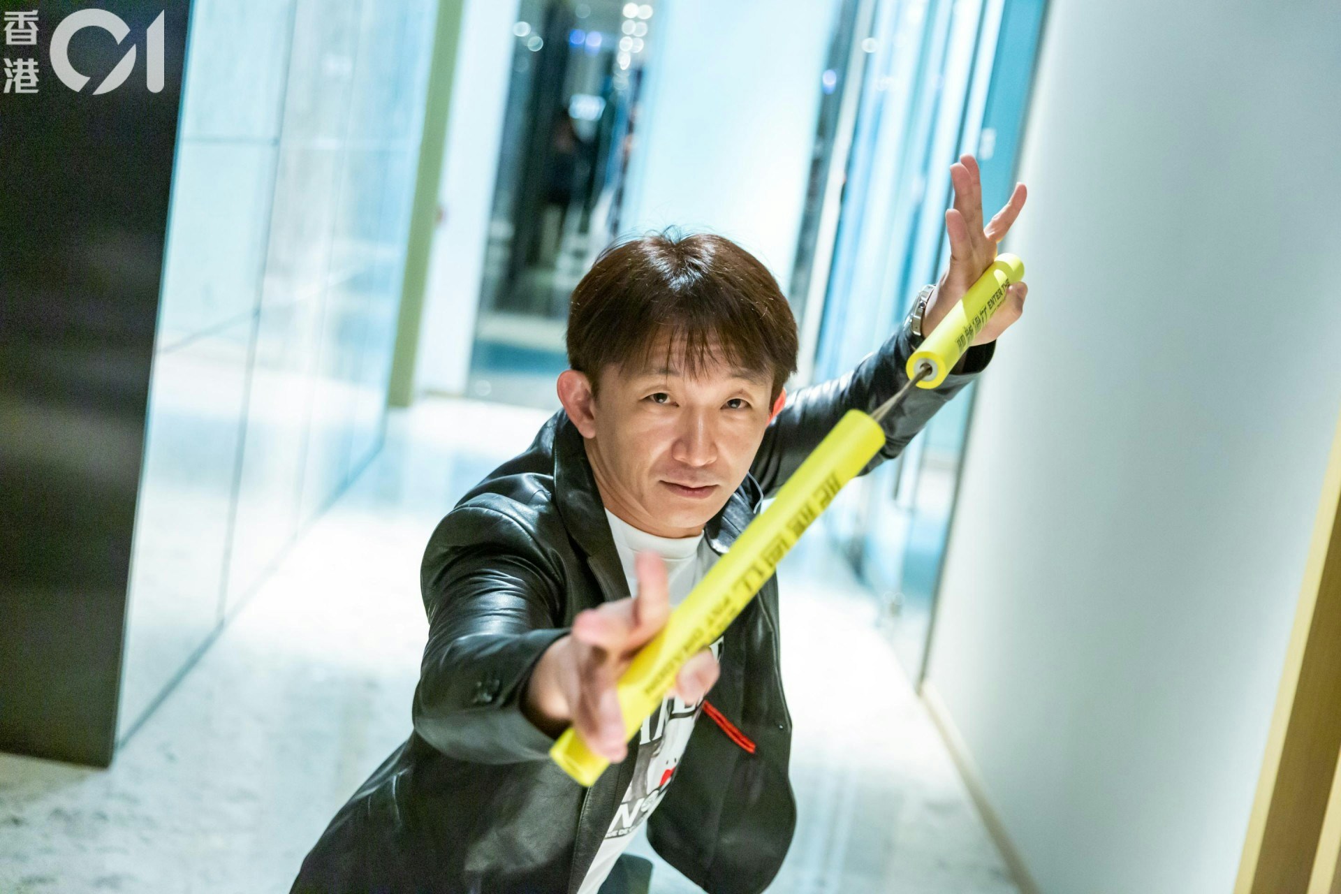 自小因為看香港電影長大，繼而迷上功夫習武並晉身為動作演員及指導。（葉志明　攝）