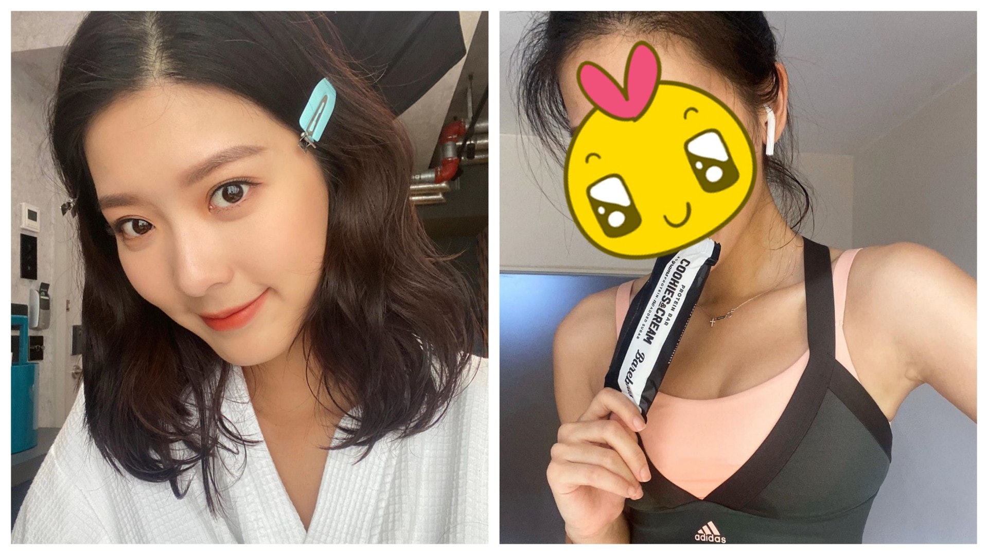 余香凝素顏運動照出事網民 眉太粗似王小虎 余香凝素顏運動照出事網民 眉太粗似王小虎