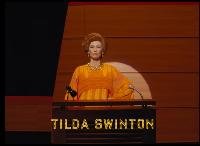 Tilda Swinton。(《The French Dispatch》預告) Tilda Swinton。(《The French Dispatch》預告)