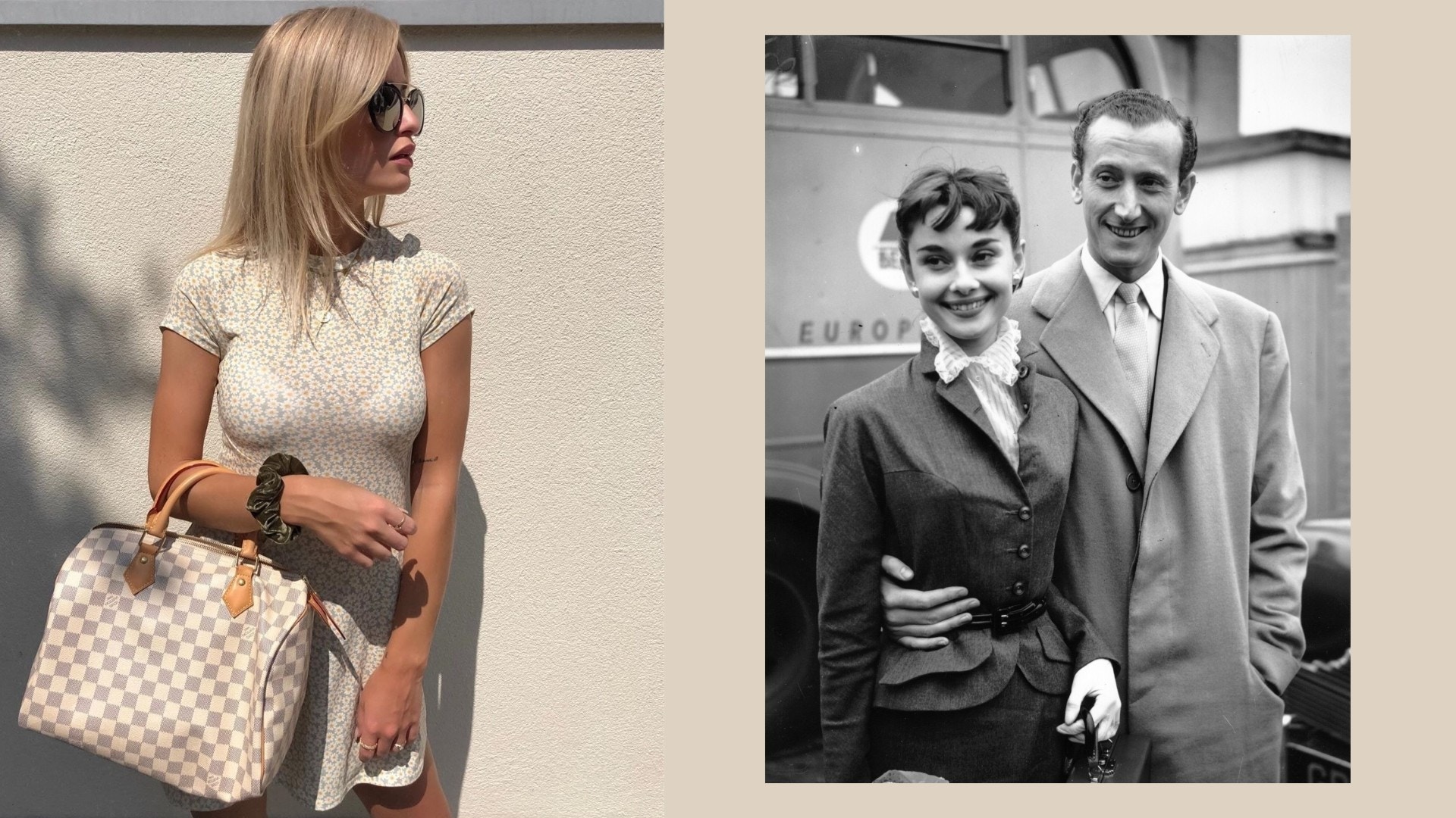 Audrey Hepburn And Louis Vuitton Speedy