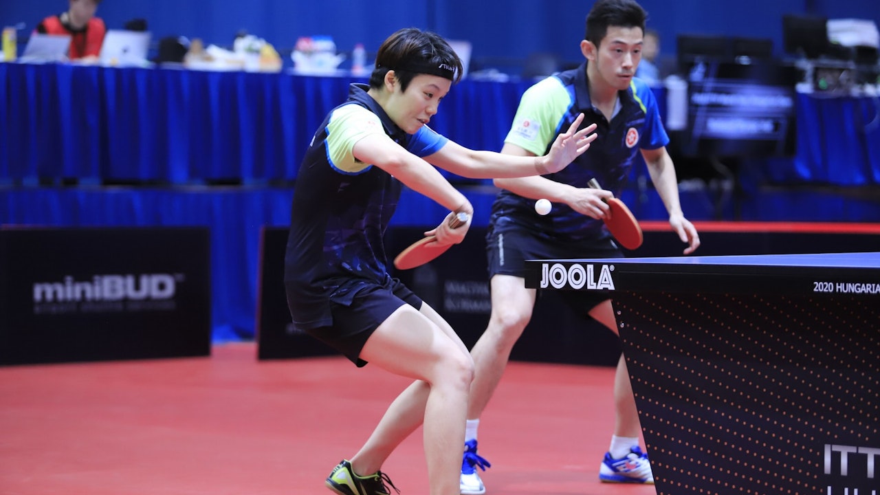 【乒乓.匈牙利賽】杜凱琹一日三戰 伙拍黃鎮廷奪2020混雙首冠 【乒乓.匈牙利賽】杜凱琹一日三戰 伙拍黃鎮廷奪2020混雙首冠