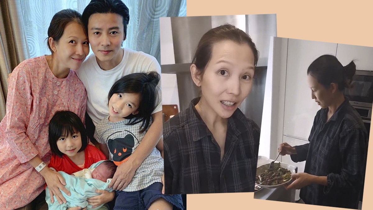 蔡少芬生完細仔出山為張晉下廚難掩憔悴媽媽級網民心痛：她很累