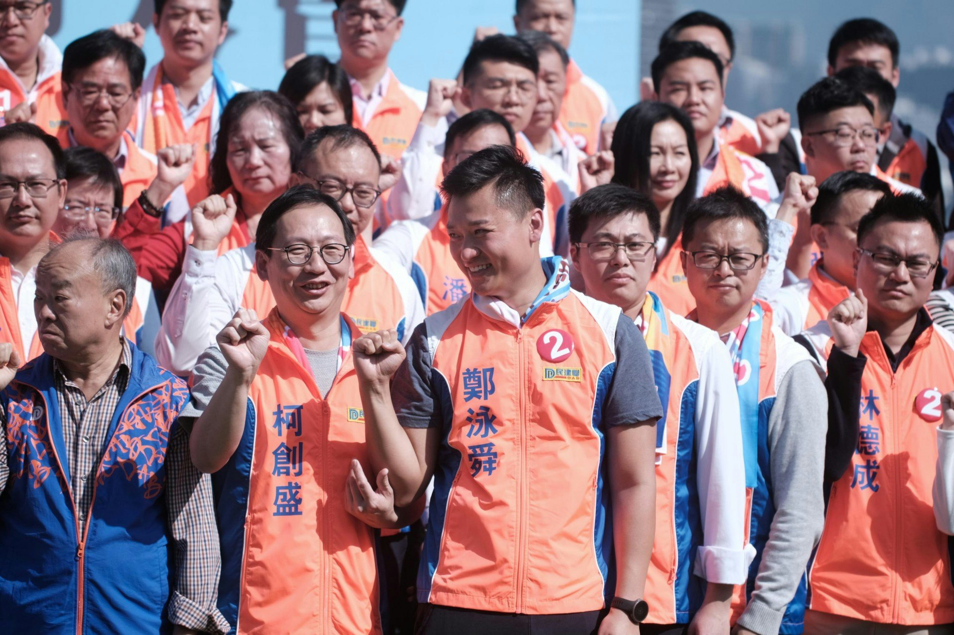 柯創盛及鄭泳舜分別報名參選九龍東及九龍西黨內初選。(資料圖片 / 羅君豪攝) 柯創盛及鄭泳舜分別報名參選九龍東及九龍西黨內初選。(資料圖片 / 羅君豪攝)