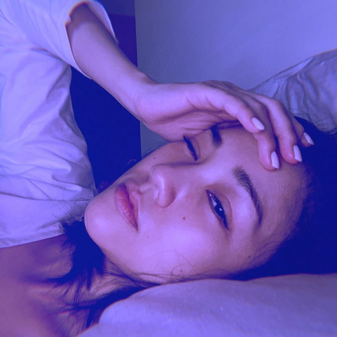 Kay經常半夜驚醒，睡眠質素變得非常差。（IG/ @kaytse）