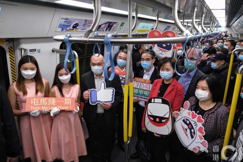 屯馬線 6月27日全線通車設特別頭班車5時50分宋皇臺站開往屯門 香港01 社會新聞