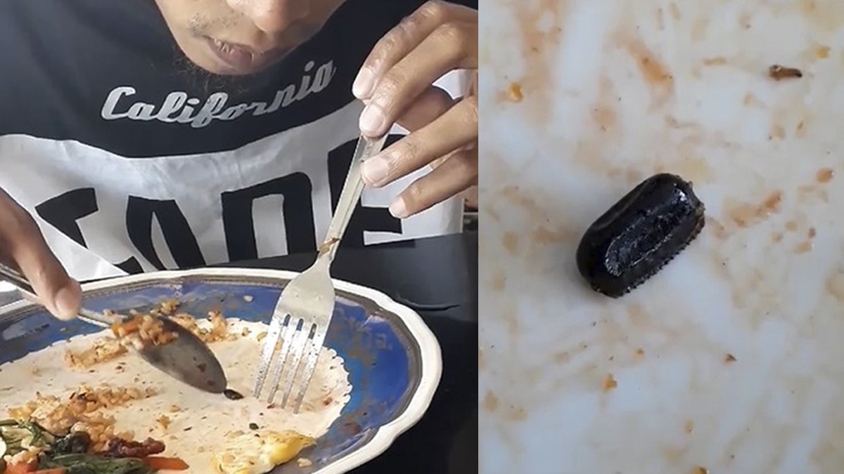 大馬男餐廳食炒飯驚見碟底有曱甴蛋 侍應死拗:係紅豆嚟啫 大馬男餐廳食炒飯驚見碟底有曱甴蛋 侍應死拗:係紅豆嚟啫