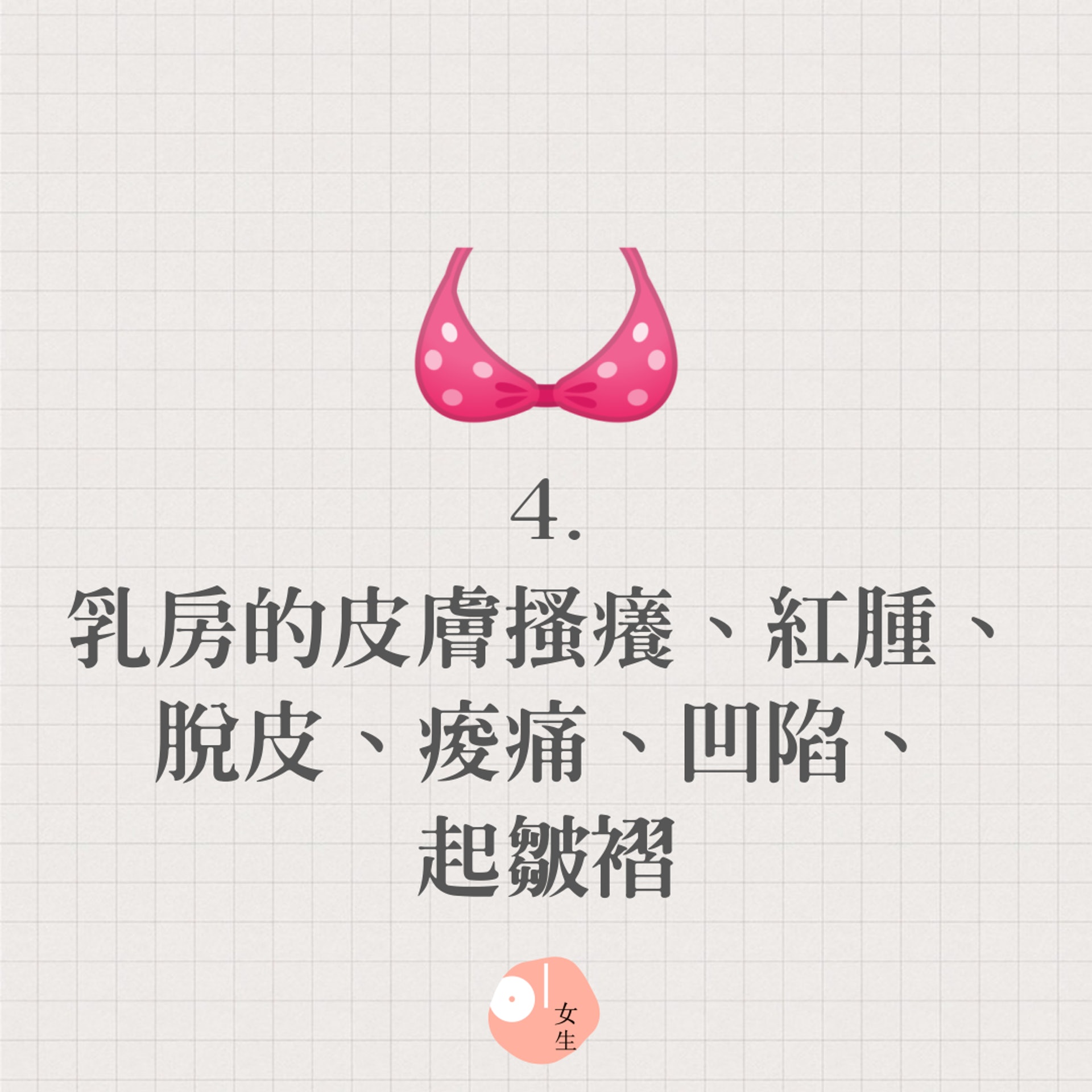 【乳房的7點異常變化】(01製圖) 【乳房的7點異常變化】(01製圖)