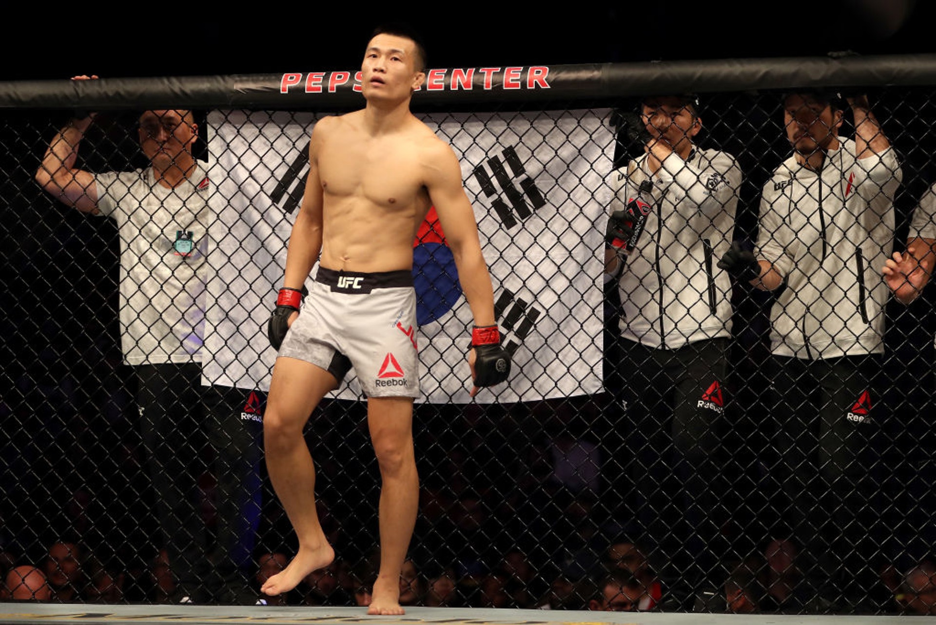 UFC韓國拳手"Korean Zombie"鄭贊成。(圖片來自:Getty Imgaes) UFC韓國拳手"Korean Zombie"鄭贊成。(圖片來自:Getty Imgaes)