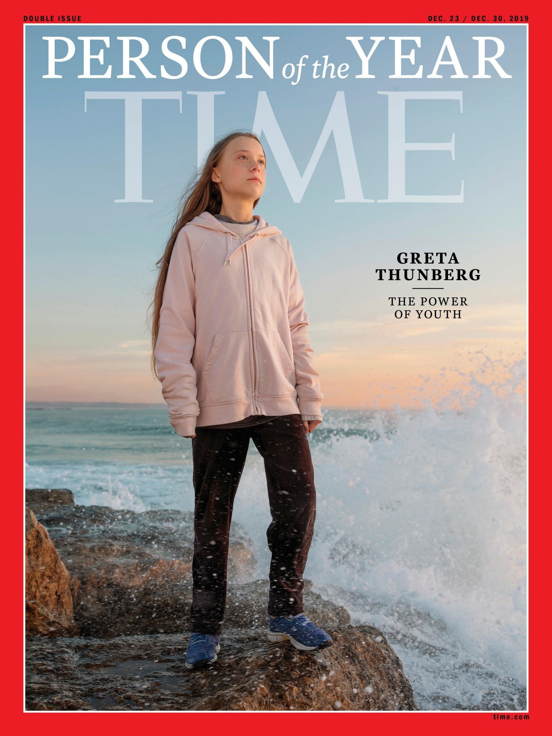 瑞典環保主義者Greta Thunberg去年底更打破紀錄以年紀最輕的人成為《時代雜誌》(TIME)2019年度風雲人物。(TIME圖片) 瑞典環保主義者Greta Thunberg去年底更打破紀錄以年紀最輕的人成為《時代雜誌》(TIME)2019年度風雲人物。(TIME圖片)