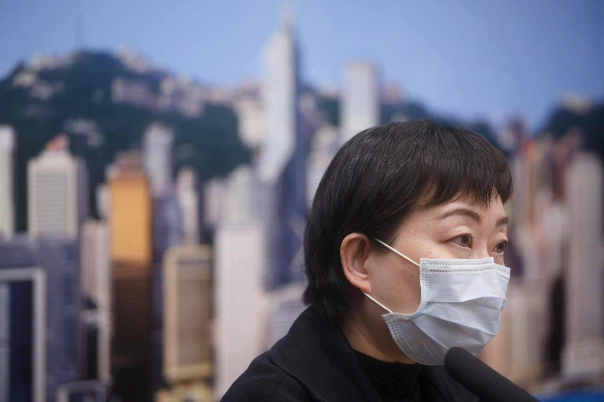 衞生署衞生防護中心傳染病處主任張竹君醫生。（余俊亮攝）