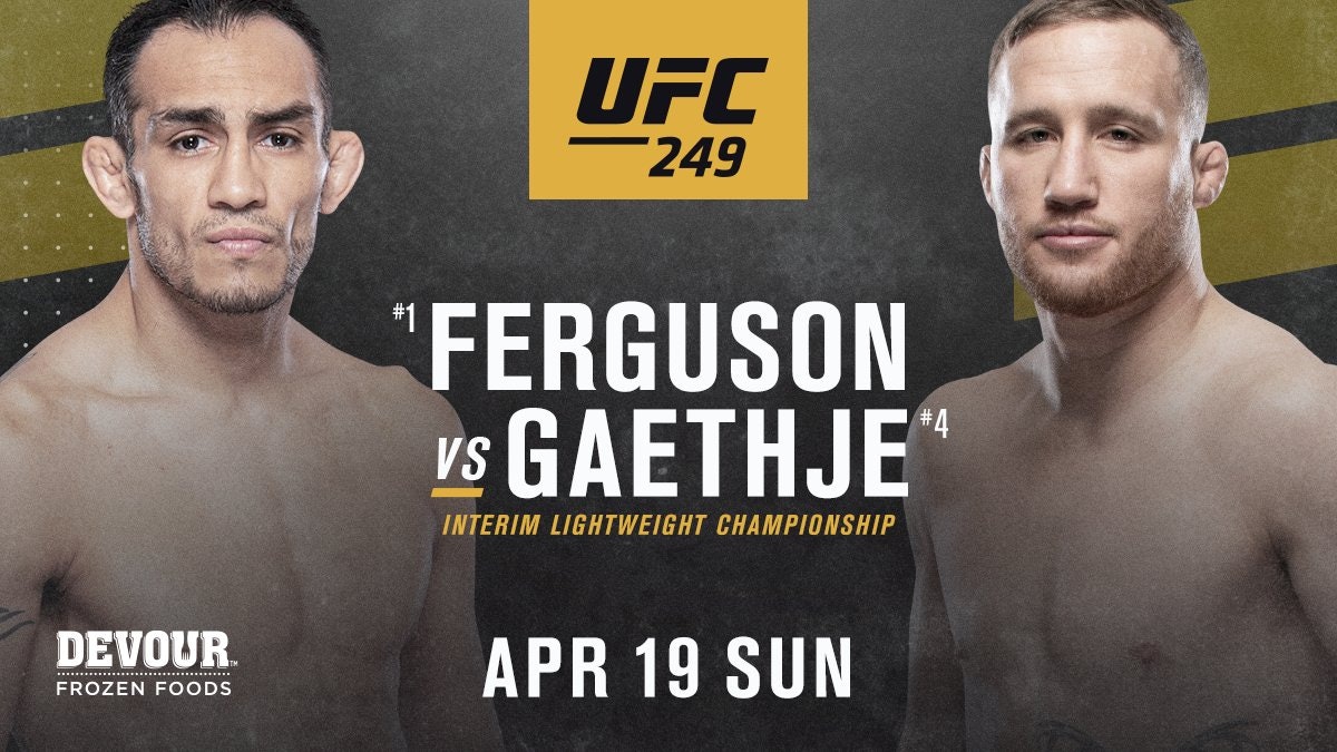 【UFC 249】Khabib對Tony五度流標 堅持孤島舉行星光熠熠又如何 【UFC 249】Khabib對Tony五度流標 堅持孤島舉行星光熠熠又如何