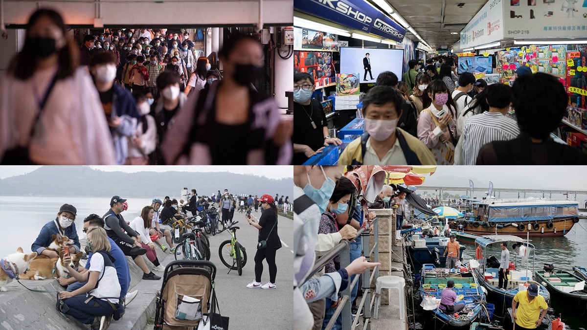 復活節・圖輯｜長洲、赤柱、西貢、大尾篤、深水埗　疫下人如潮湧
