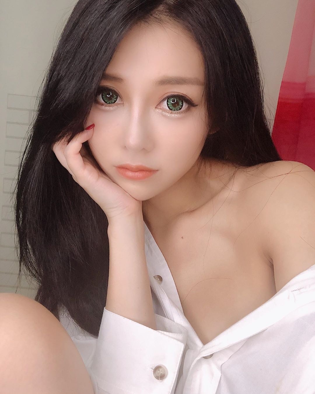 她是男性雜誌的模特兒。（Instagram@vickybaby61）