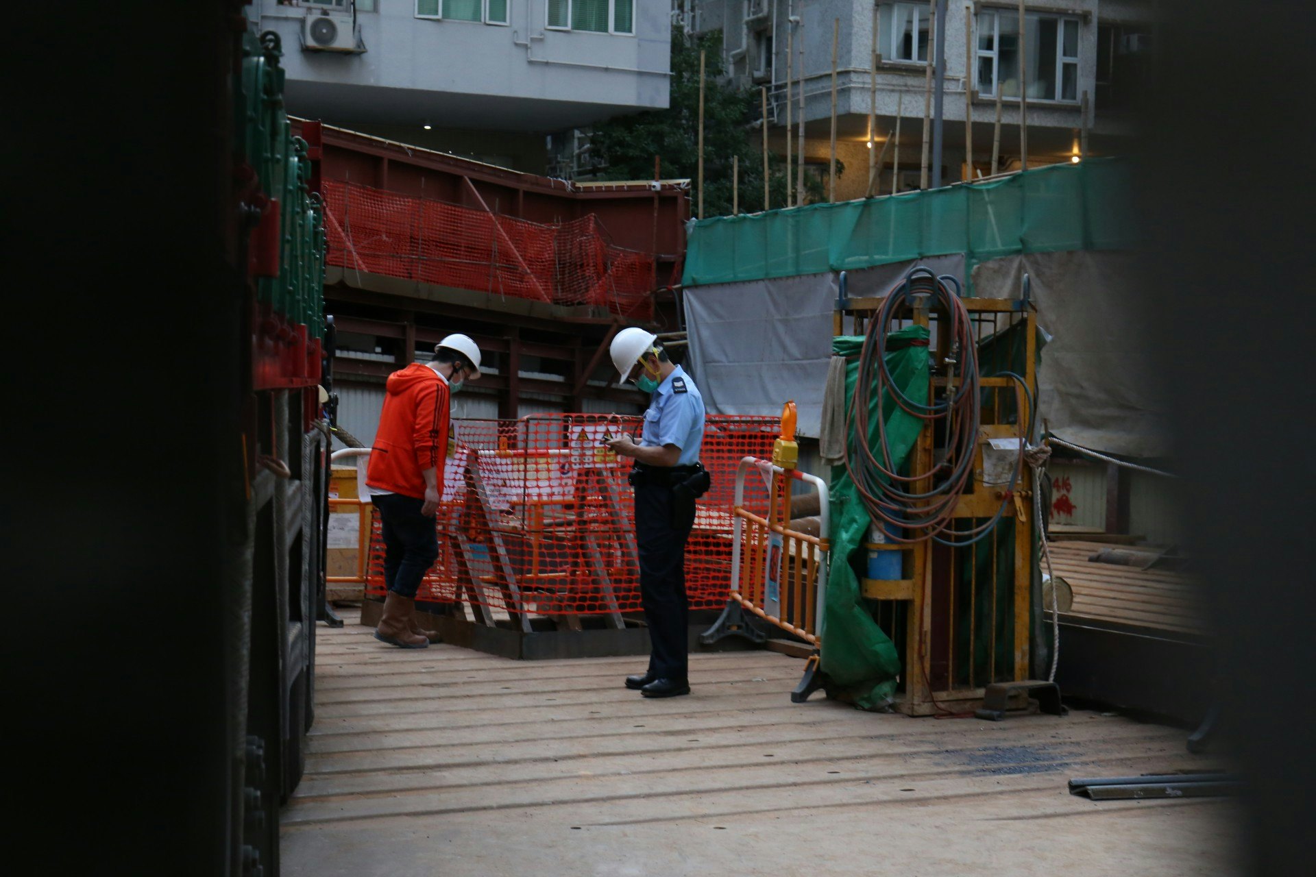 死者事發時在地底工作。(陳浩然攝) 死者事發時在地底工作。(陳浩然攝)