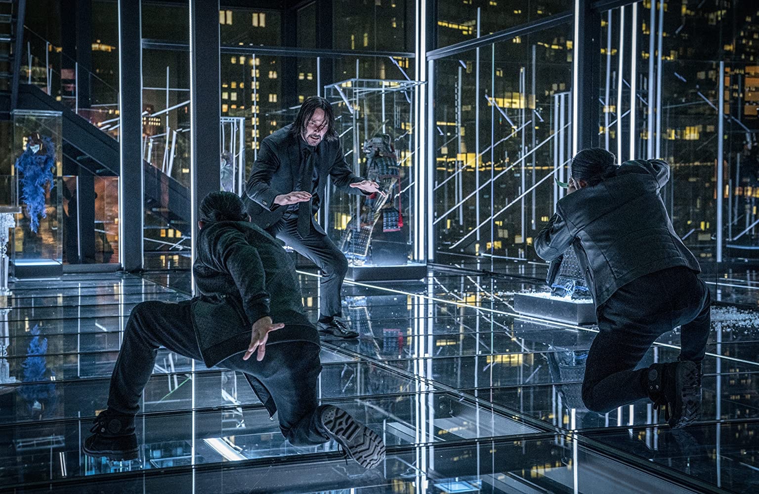 《殺神John Wick 3》續集原本安排在在明年5月21日上映，與《廿二世紀殺人網絡》第四集上映時間相同。（《殺神John Wick 3》劇照）