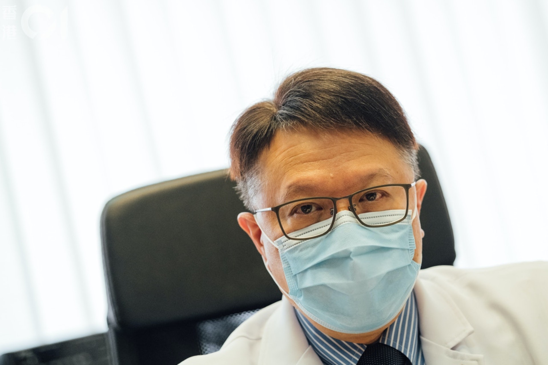 中大呼吸系統科講座教授許樹昌。(資料圖片/盧翊銘攝) 中大呼吸系統科講座教授許樹昌。(資料圖片/盧翊銘攝)