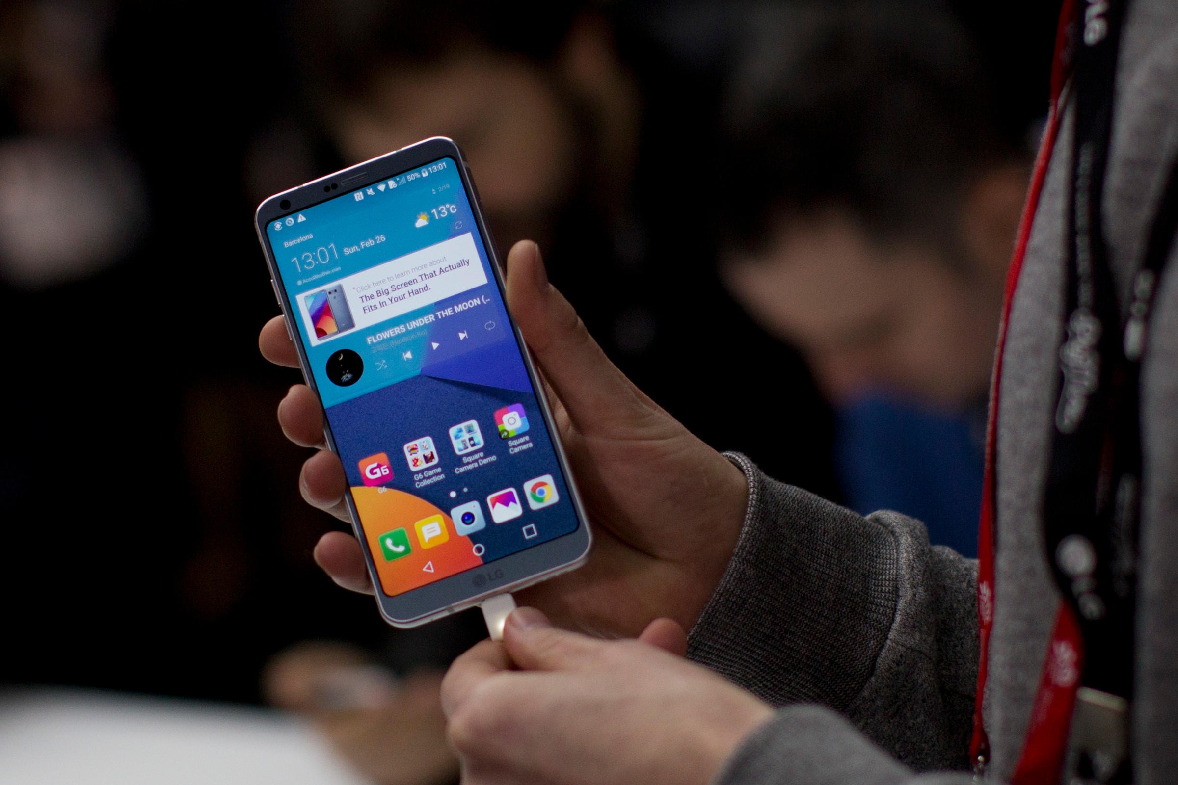 【LG G6正式發布】直擊MWC2017：特殊比例巨屏　可以單手操控手機