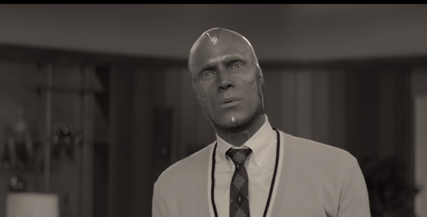 幻視在《復仇者聯盟3》已經死去,究竟他是幻象還是真人呢?(《WandaVision》劇照) 幻視在《復仇者聯盟3》已經死去,究竟他是幻象還是真人呢?(《WandaVision》劇照)