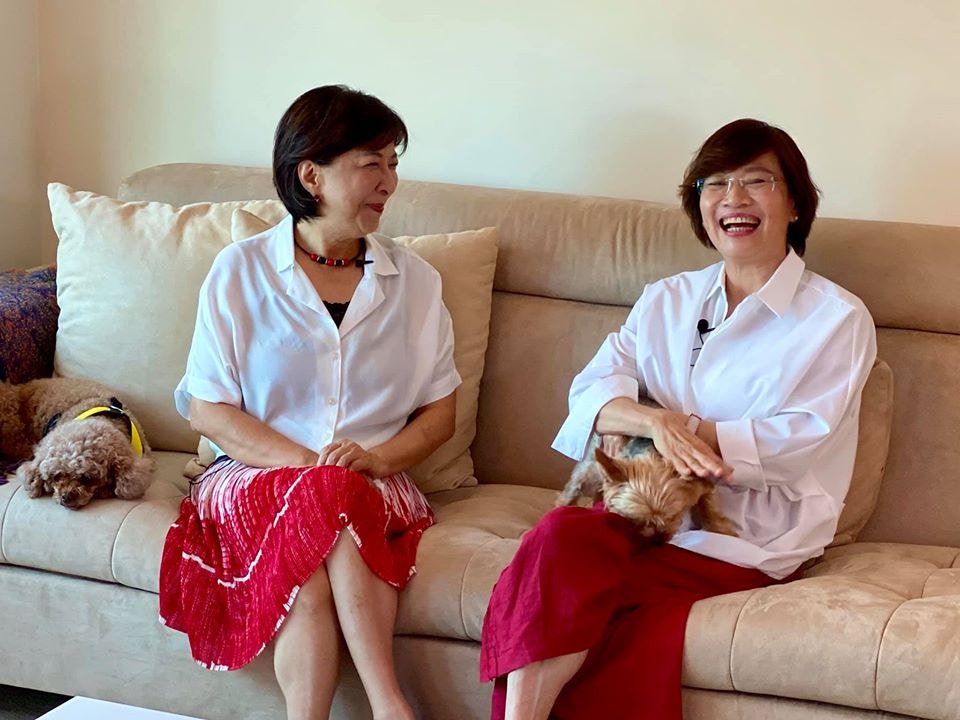 立法會議員蔣麗芸及梁美芬。（梁美芬Facebook）