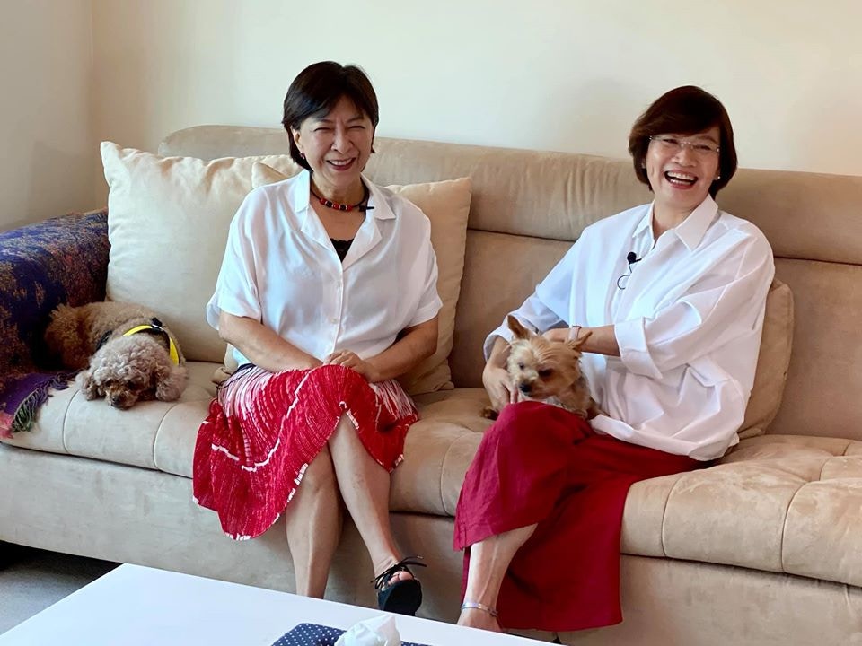 立法會議員蔣麗芸及梁美芬。（梁美芬Facebook）