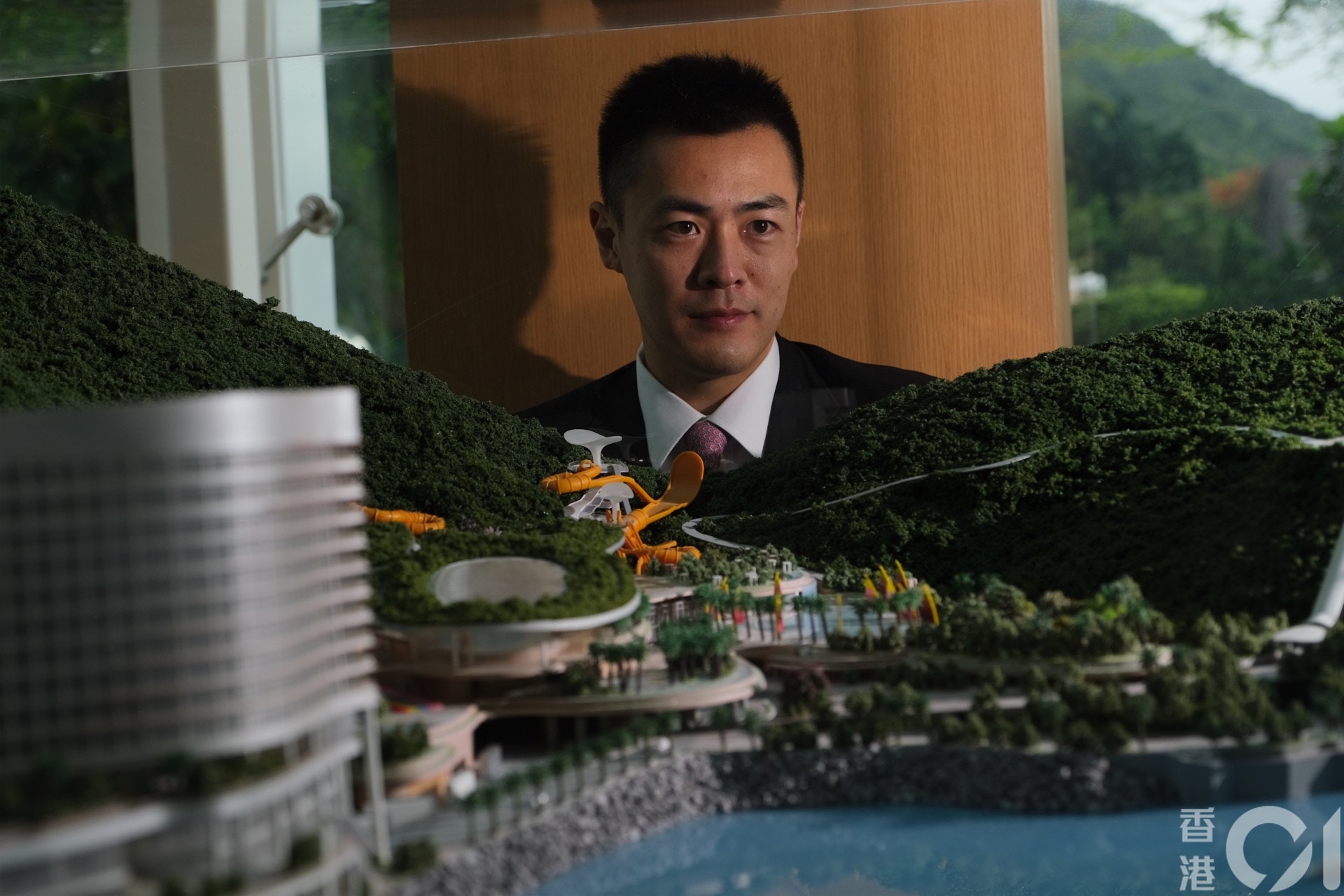 海洋公園董事局副主席劉鳴煒多次強調不希望見到海洋公園將要清盤。(盧翊銘攝) 海洋公園董事局副主席劉鳴煒多次強調不希望見到海洋公園將要清盤。(盧翊銘攝)