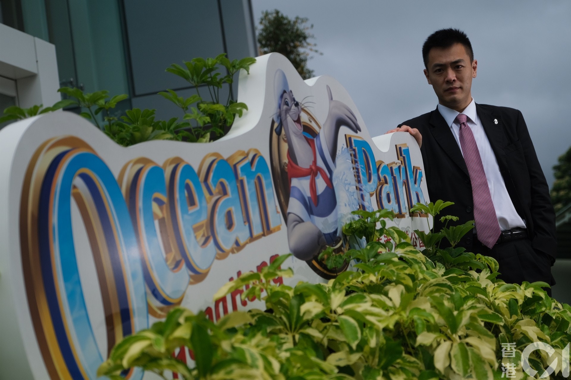 劉鳴煒於訪問之中,多次強調不希望見到海洋公園將要清盤。(盧翊銘攝) 劉鳴煒於訪問之中,多次強調不希望見到海洋公園將要清盤。(盧翊銘攝)