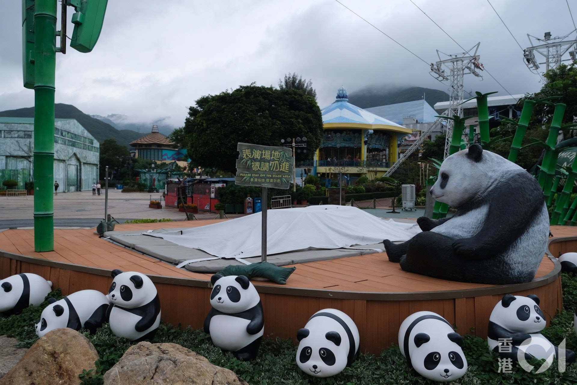 海洋公園因財困向立法會申請撥款54億元救亡。(盧翊銘攝) 海洋公園因財困向立法會申請撥款54億元救亡。(盧翊銘攝)