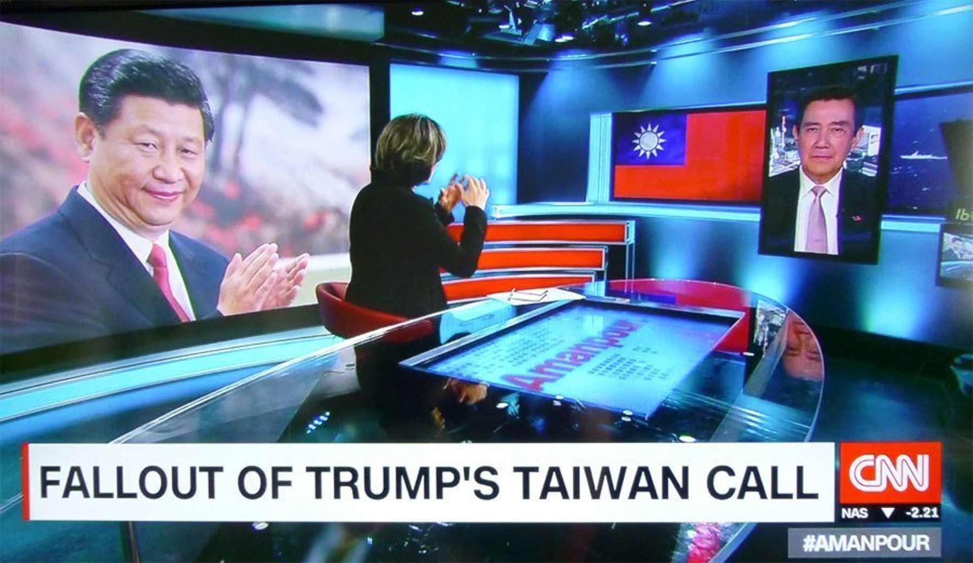 馬英九:挑戰一中政策後果嚴重。(CNN截圖) 馬英九:挑戰一中政策後果嚴重。(CNN截圖)
