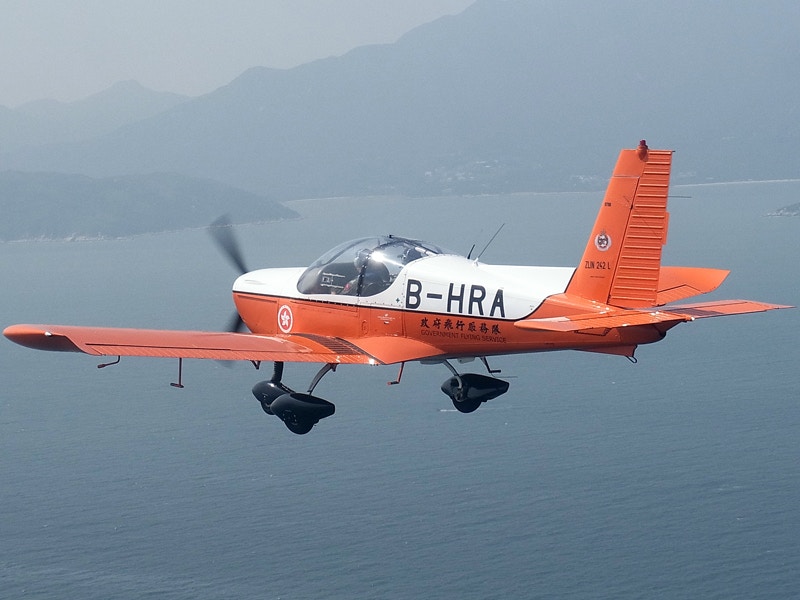 小型飛機墮海】出事飛機Zlin 242 飛行服務隊擁有同款