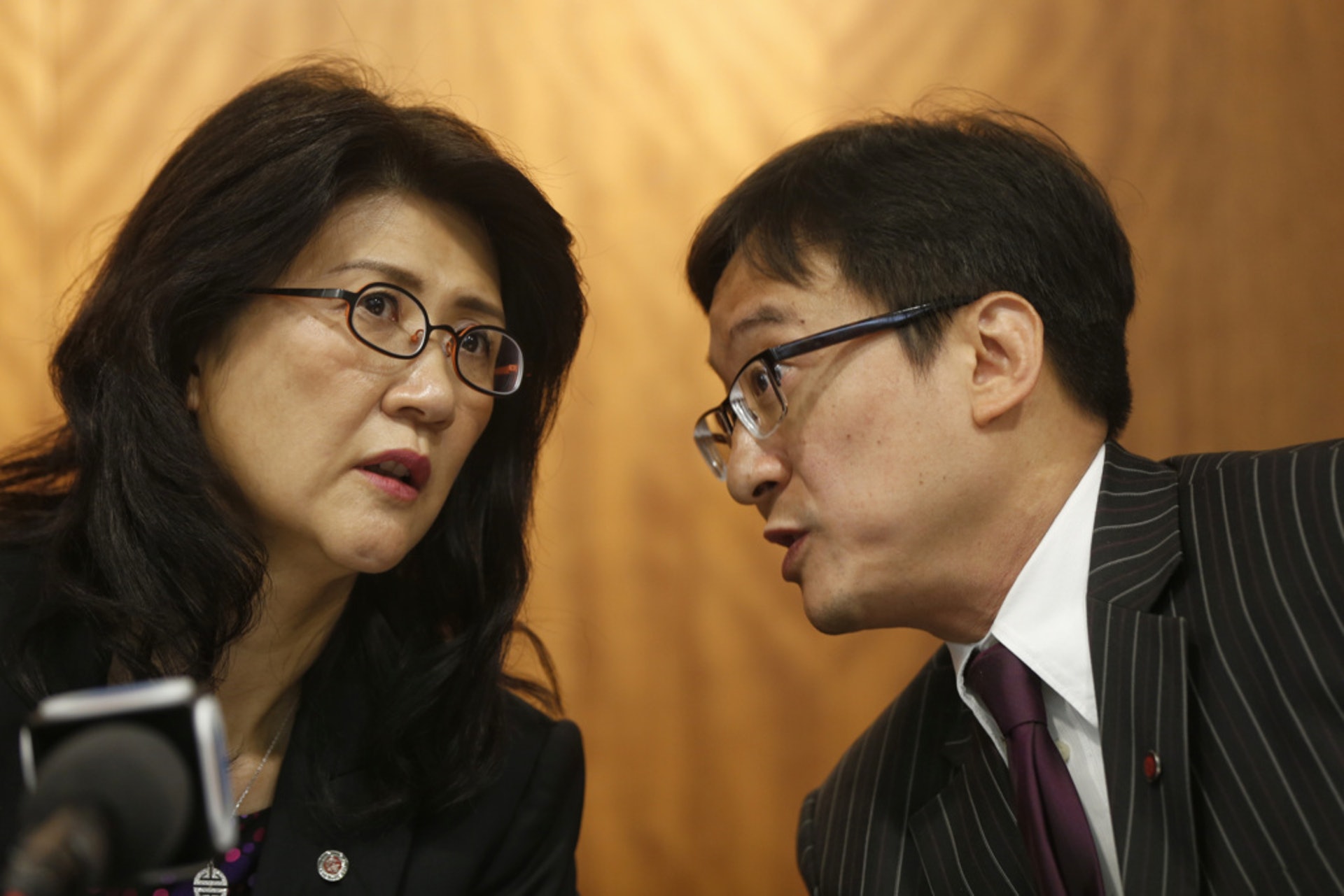 律師會會長彭韻僖及副會長陳澤銘。(資料圖片/張浩維攝) 律師會會長彭韻僖及副會長陳澤銘。(資料圖片/張浩維攝)