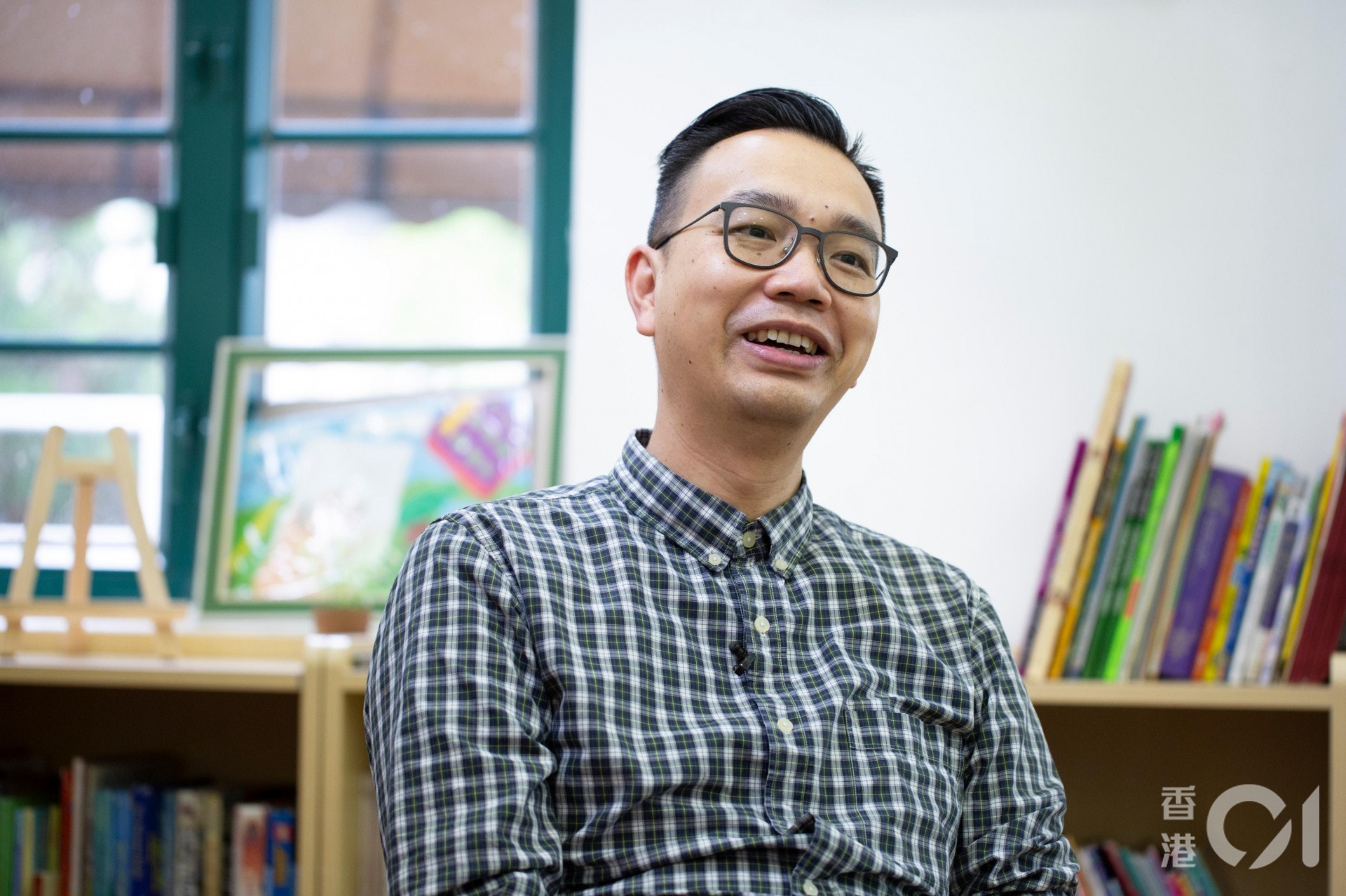 朱子穎指,在停課期間,雖然校方的設電子學習讓學生在家「停課不停學」,但理解對雙職父母的家庭來說存在困難,學生的學習進度或存在差異。(龔嘉盛攝) 朱子穎指,在停課期間,雖然校方的設電子學習讓學生在家「停課不停學」,但理解對雙職父母的家庭來說存在困難,學生的學習進度或存在差異。(龔嘉盛攝)