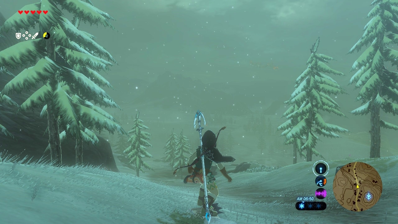 Zelda攻略 薩爾達曠野之息必學隱藏技使出踩盾滑行特殊動作