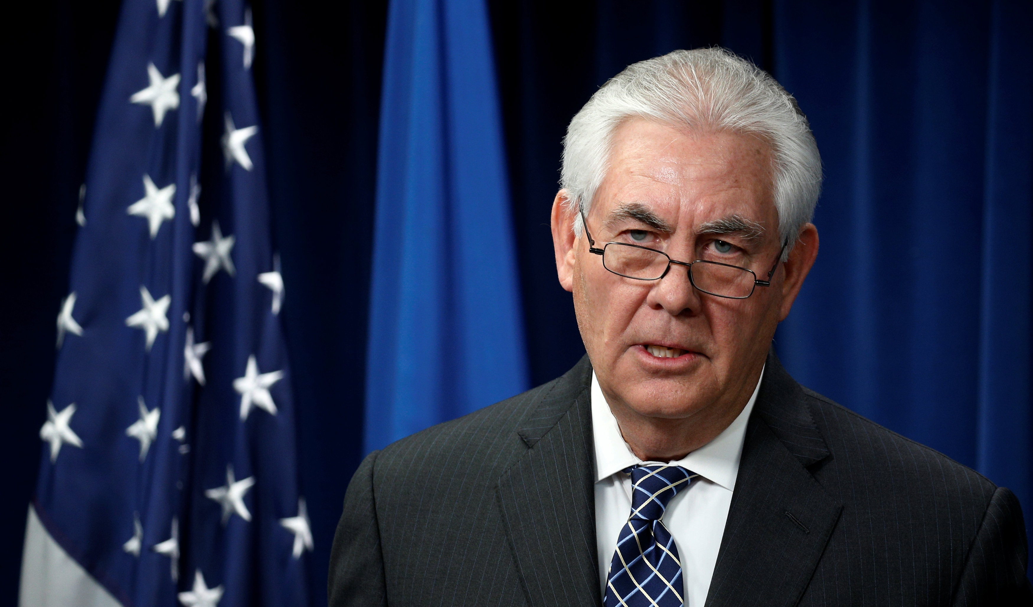 國務卿蒂勒森（Rex Tillerson）為外交考慮，主張新版本禁令不再包含伊拉克。（路透社）